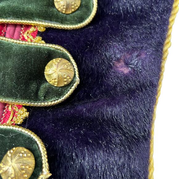 Pier 1 Imports Nutcracker Suite Elf Furry Regale Stocking - Picture 4 of 6